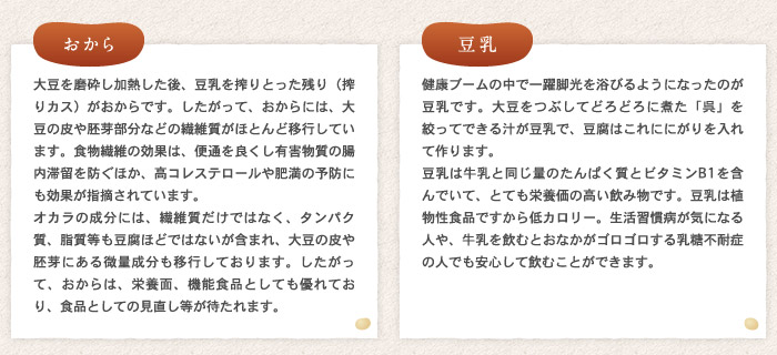 おから／豆乳